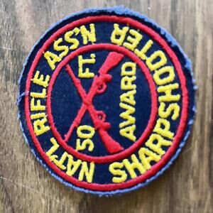 Nat'l Rifle Ass'n Sharpshooter 50 Ft. Award Patch